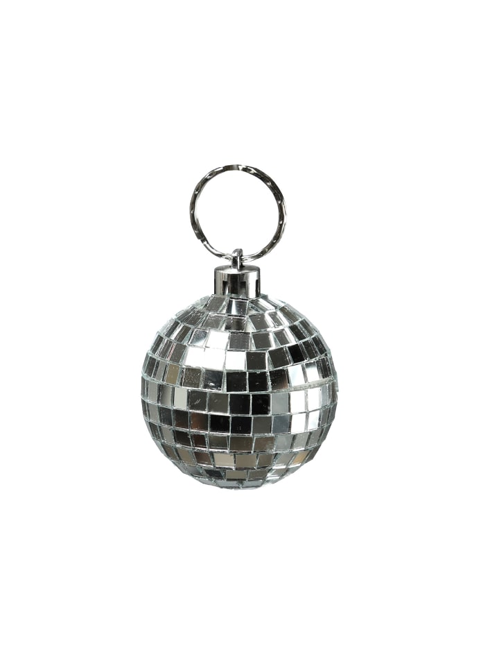 Spiegelkugel 5cm Mini Discokugel Echtglas in silber