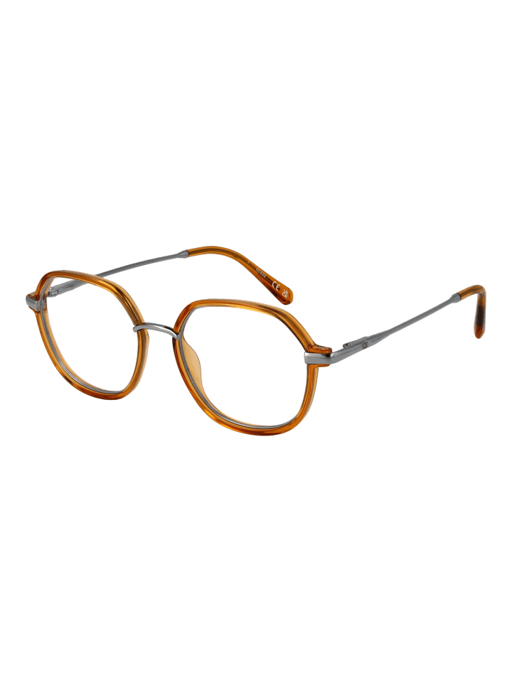 Herren Optische Fassungen Rund Orange