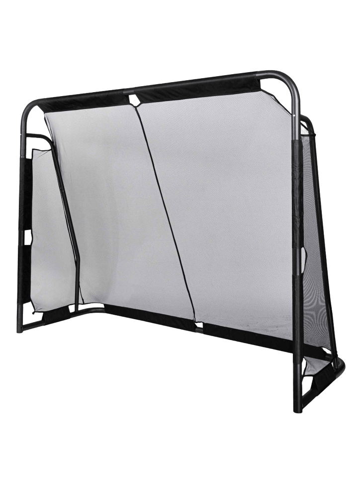 Fußballtor Premium in Schwarz 183x122x60