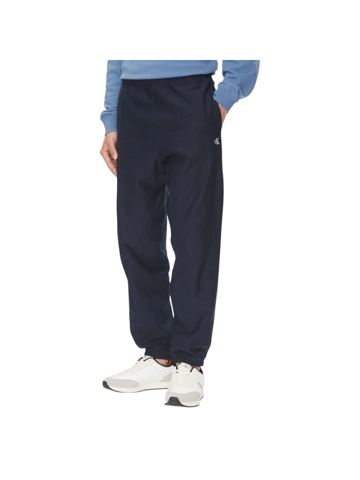 Blau Baumwolle Jogginghose