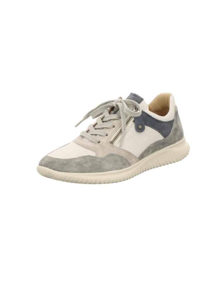 Komfort Schnürschuh in grau