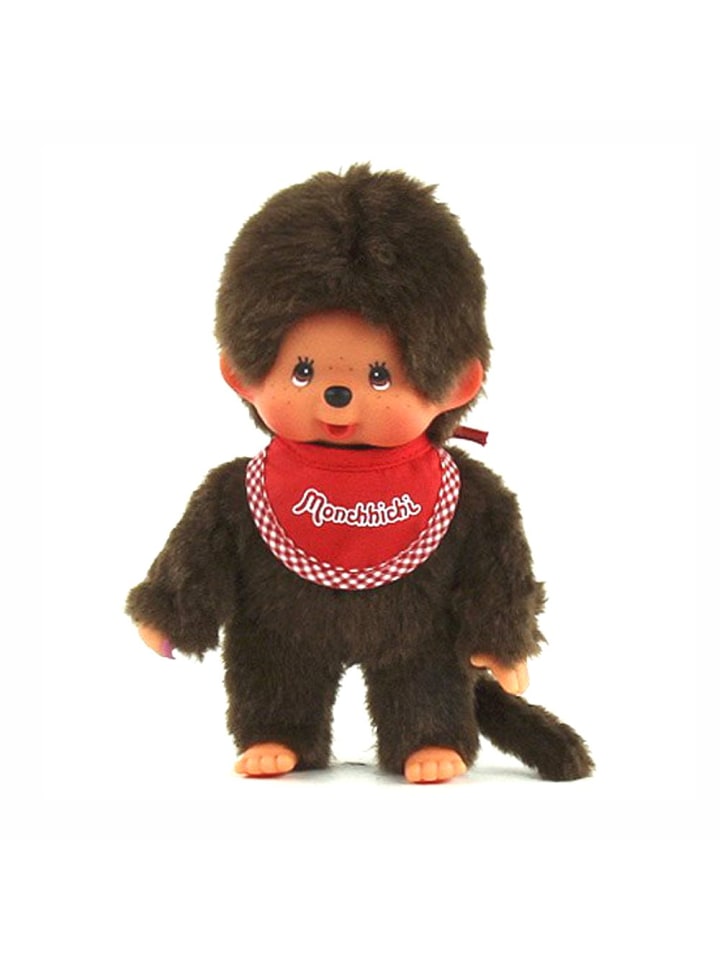 Junge Classic | 20 cm | Monchhichi Puppe | mit original rotem Lätzchen