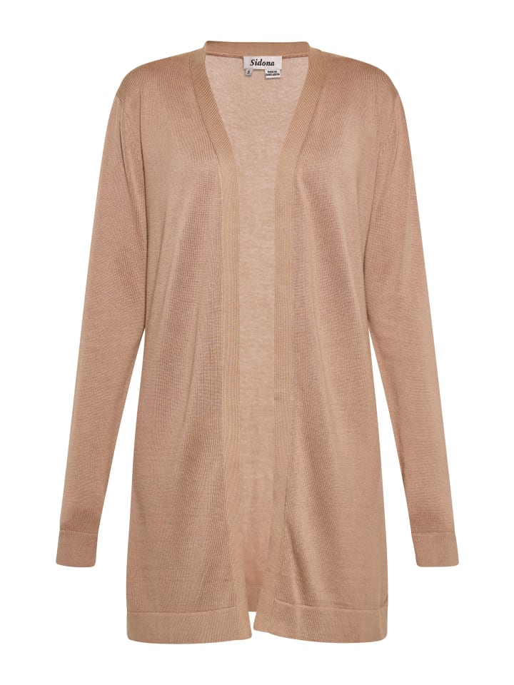 Damen Cardigan in Taupe