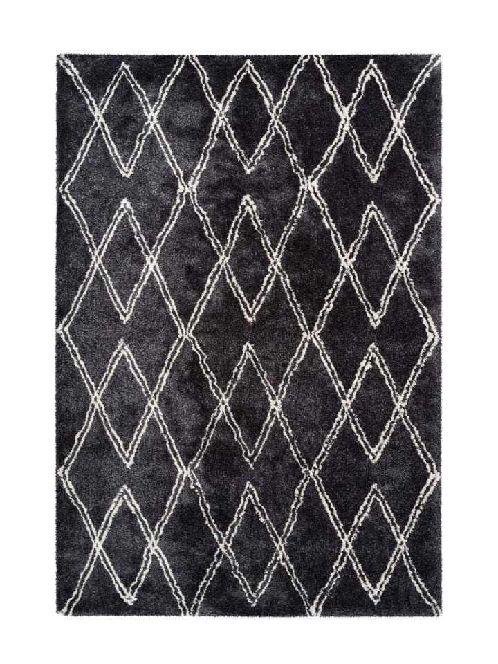 Hochflor Teppich Oliver 325 - Anthrazit