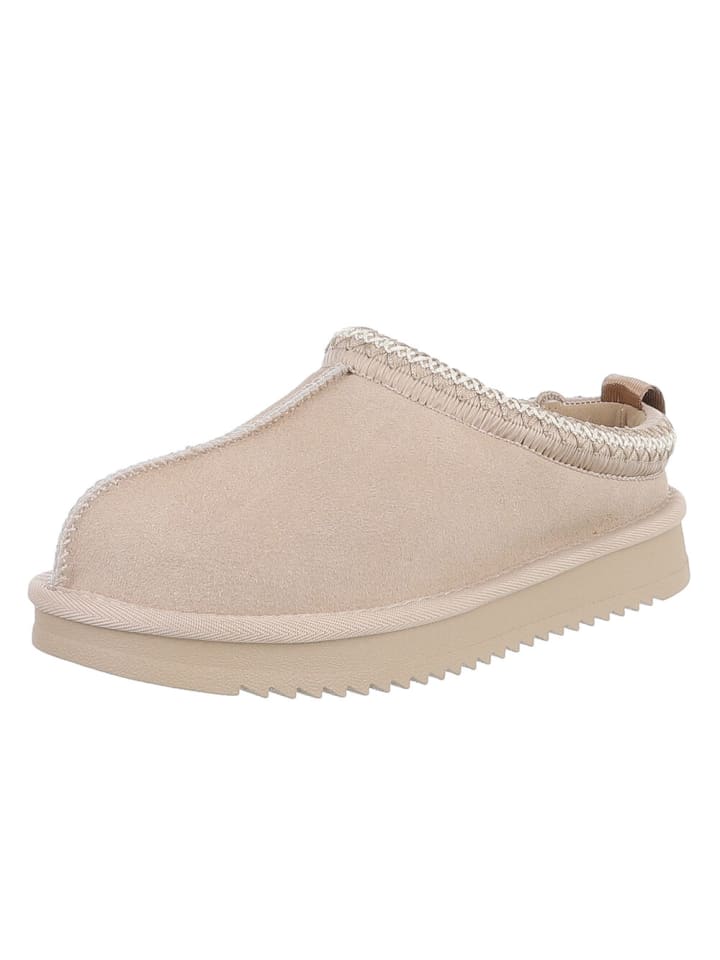 Stiefelette in Beige