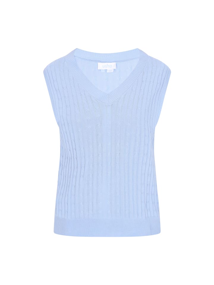 Women Vest in light blue