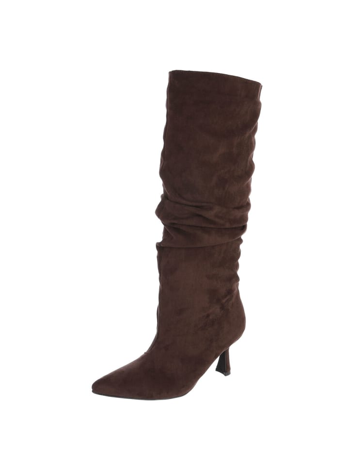 High Heel in Dunkelbraun