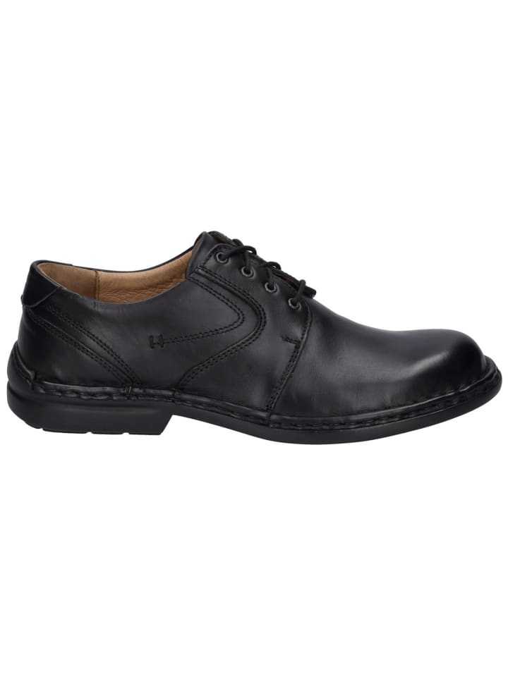 Schnürschuh in schwarz