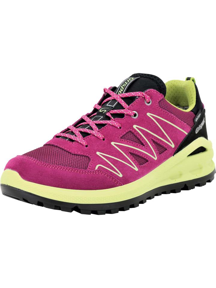 Freizeitschuhe Schnürschuh in lila/lime