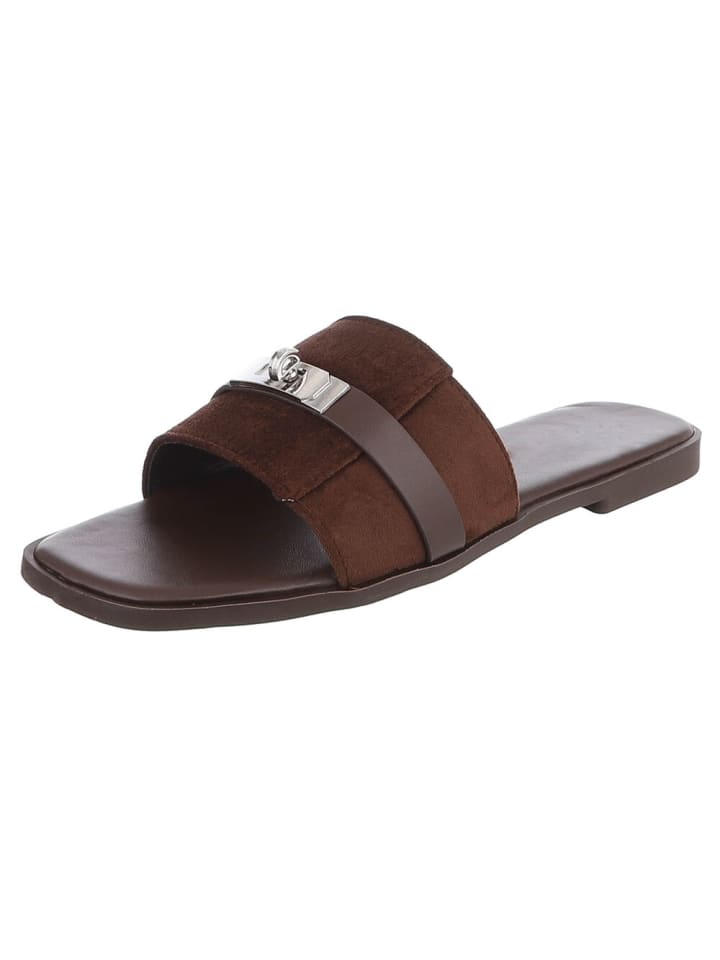Sandale & Sandalette in Braun