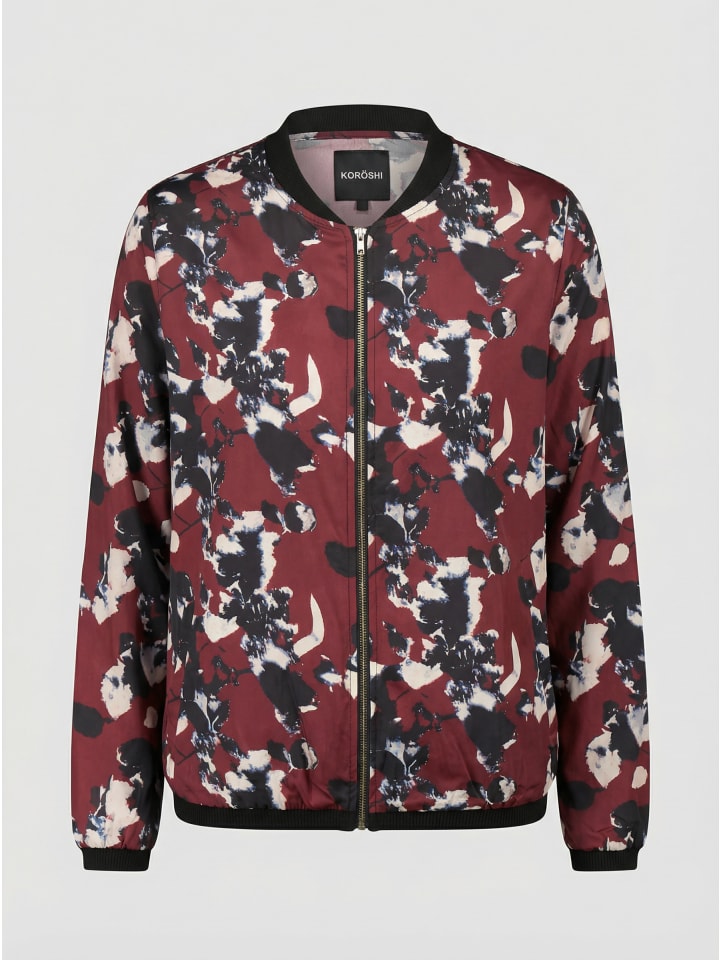 Frauenbomber in rot