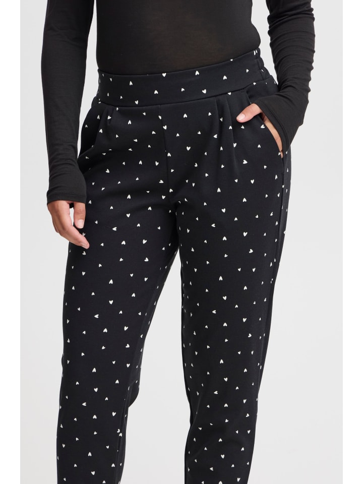 IHKATE PRINT PA25 regular fit in Black Heart aop