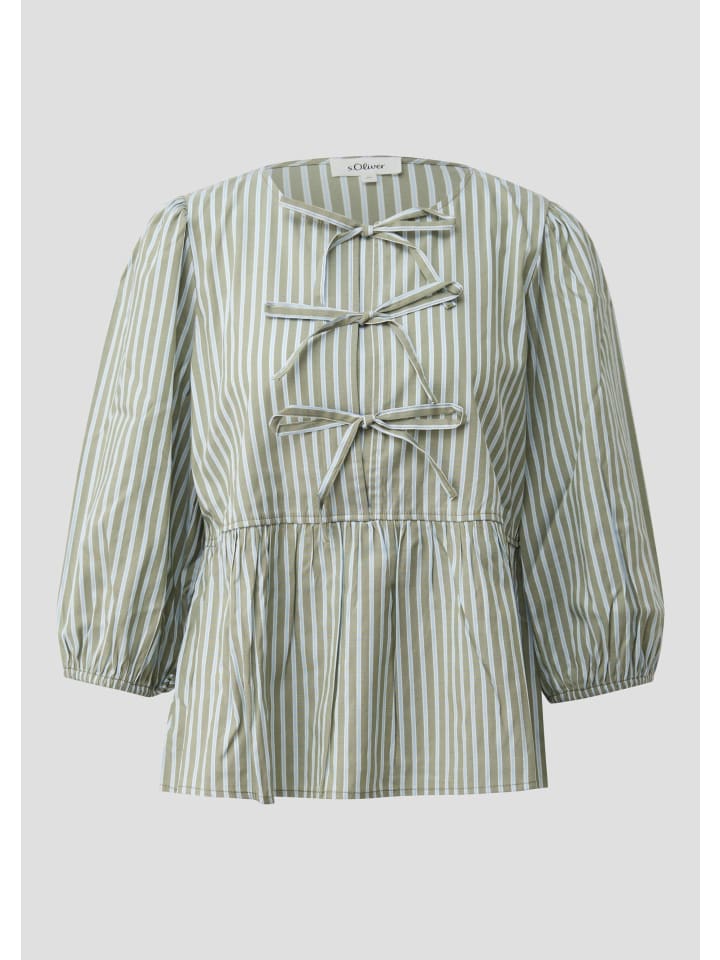 Bluse in 79G8_olivgrün