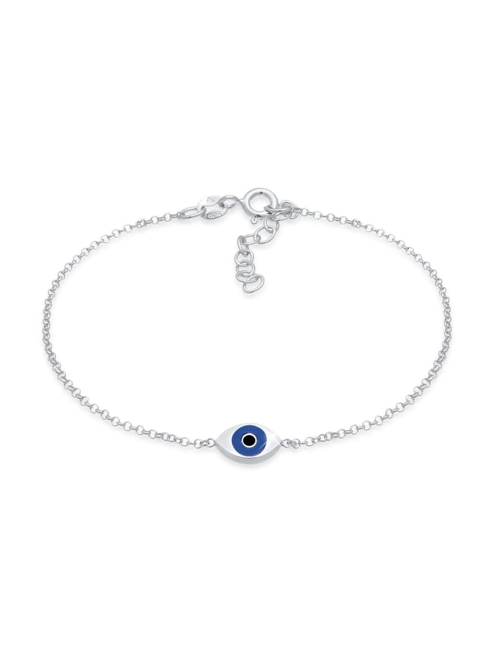 Armband 925 Sterling Silber Evil Eye in Silber