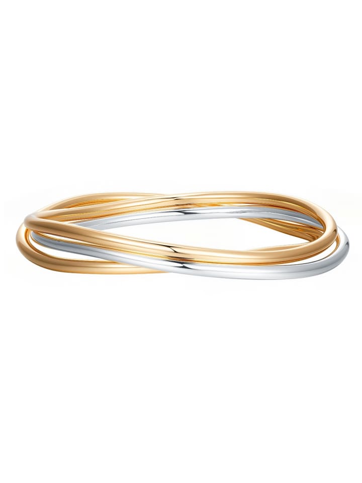 Set (Armband 3er) aus Metall-Legierung in bicolor