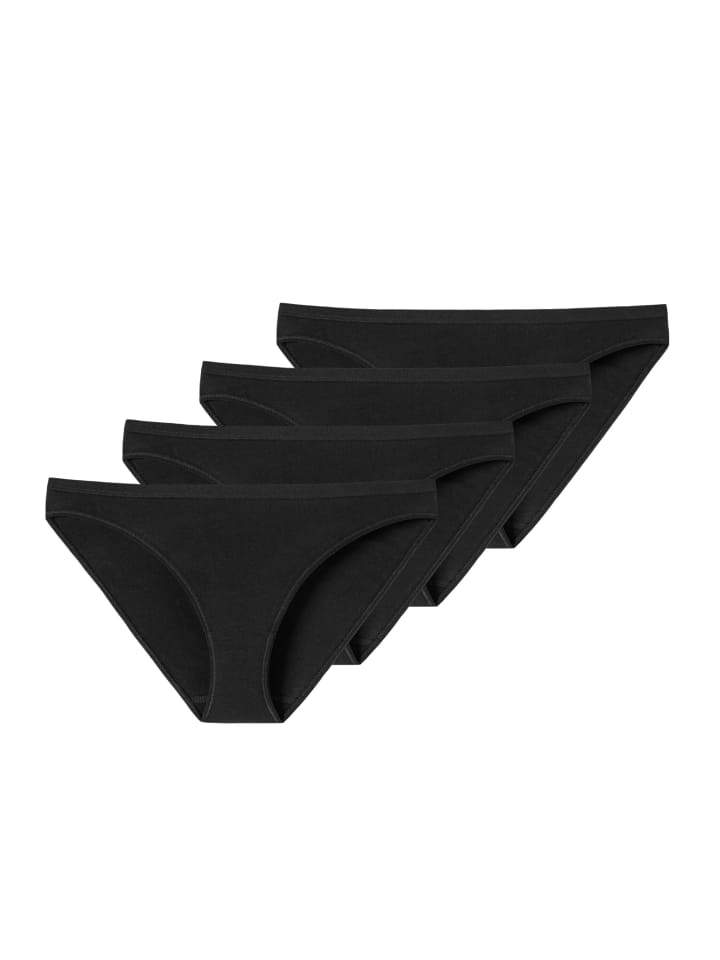 Mini Slip 95/5 Cotton in Schwarz