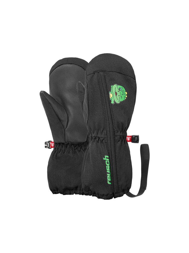 Fäustlinge Animagnet Mitten in 7501 black / dinosaur