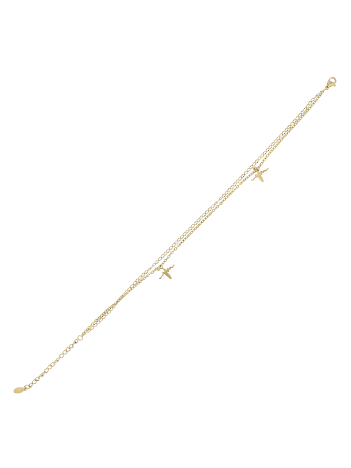 Damen Anhänger – Herzanhänger aus Edelstahl mit Perle in gold