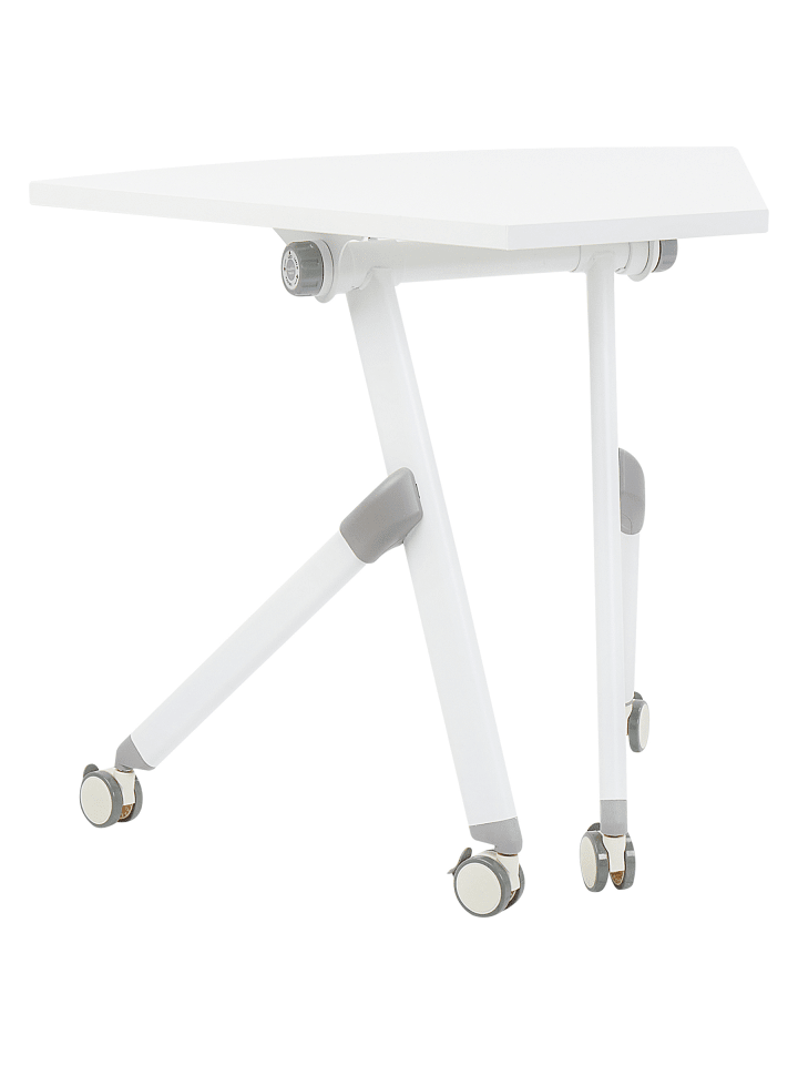 Zusammenklappbarer Schreibtisch BENDI in Weiß - (W) 90 x (H) 75 x (L) 64 cm