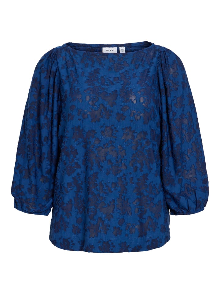 Oberteil mit 3/4-Ärmeln in Navy Peony1
