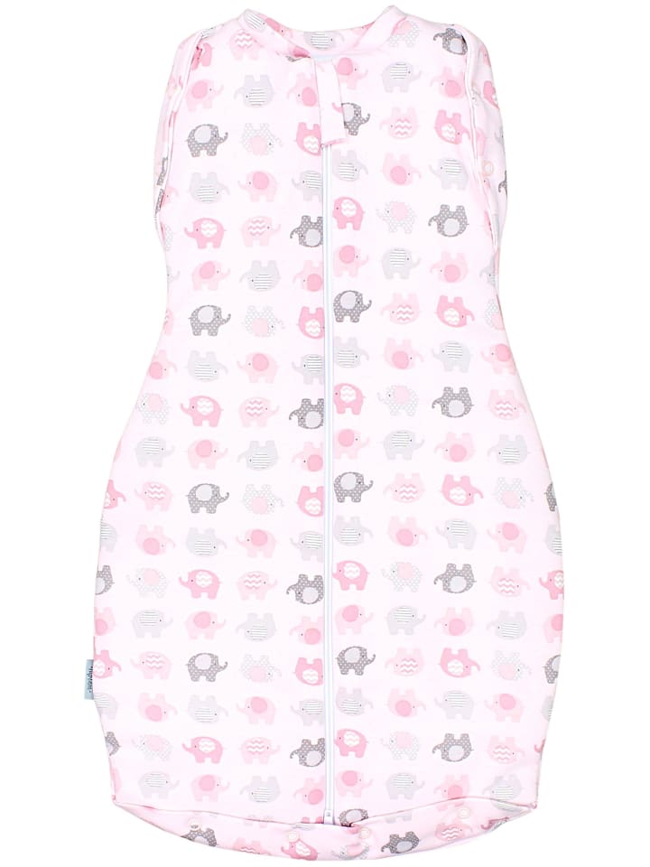 Babay Schlafsack Pucksack Round in rosa Modell 4