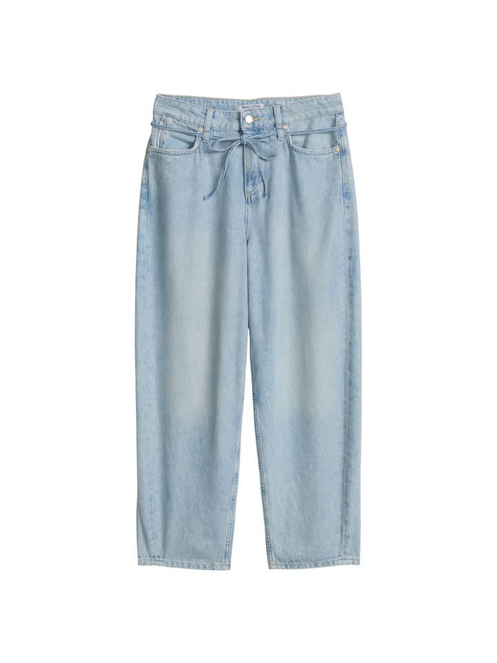 Jeans Model Stine relaxed barrel cropped in Light Blue