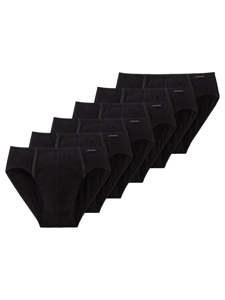Slip 6er Pack in Schwarz