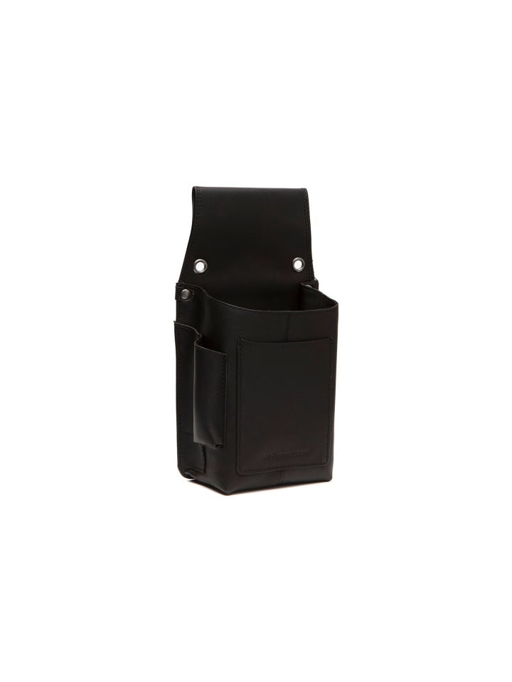 Taiwan Kellnertasche Holster Leder 12 cm black