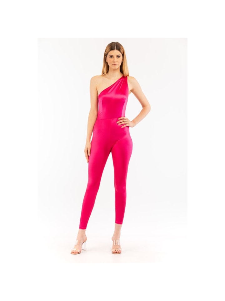 Pink Polyamid Jumpsuit
