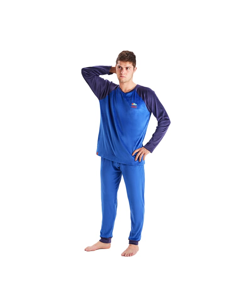 Schlafanzug in Blue