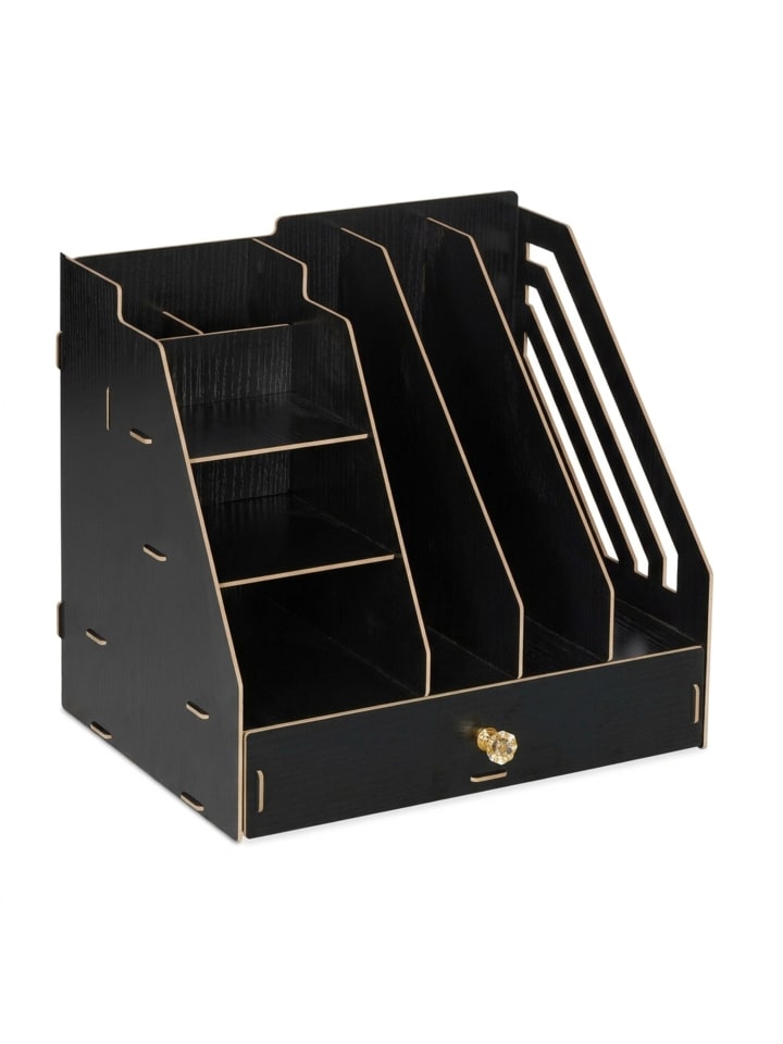 Schreibtisch-Organizer in Schwarz