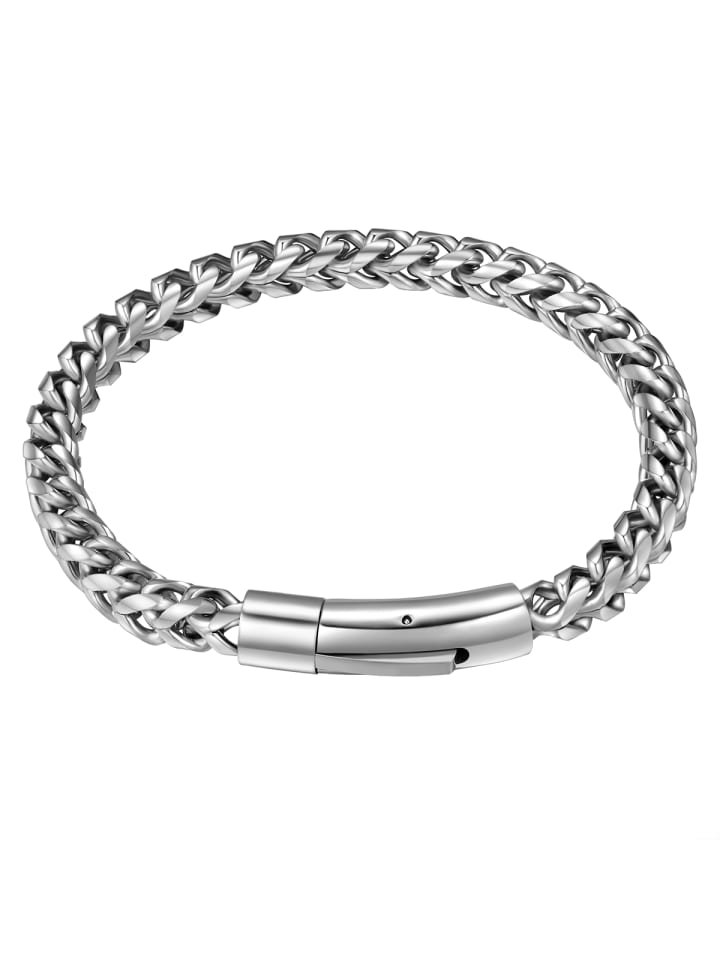 Armband aus Edelstahl in silber