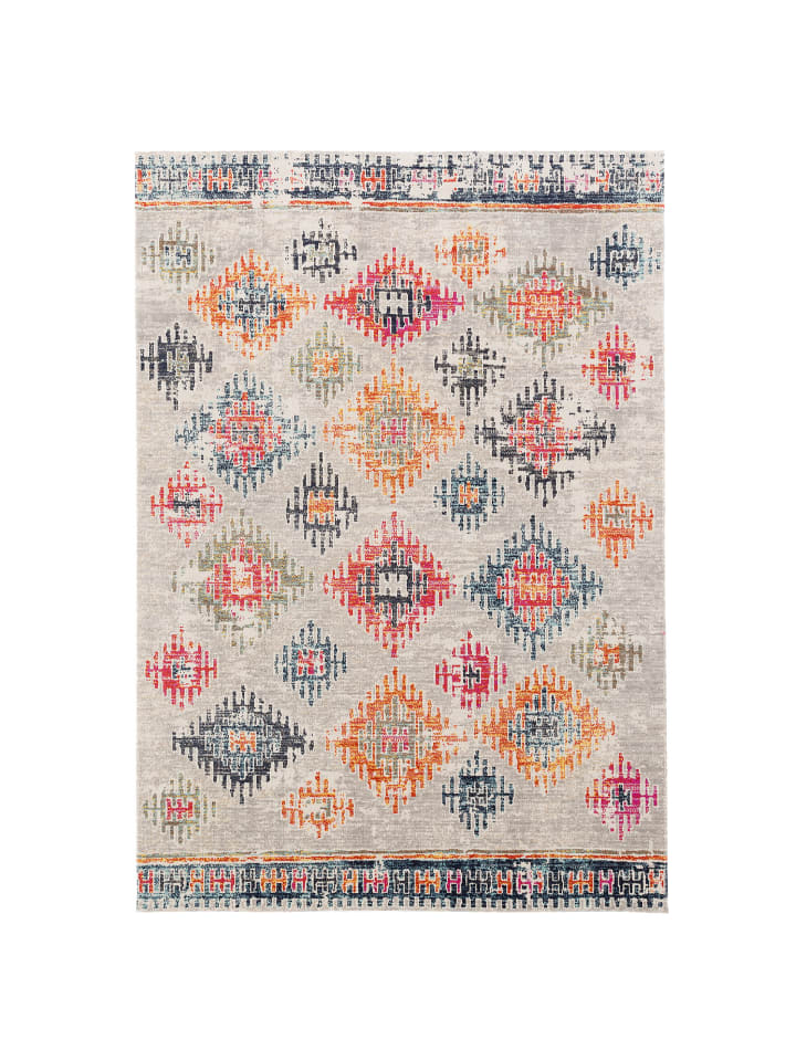 Teppich Zoe Rauten in bunt