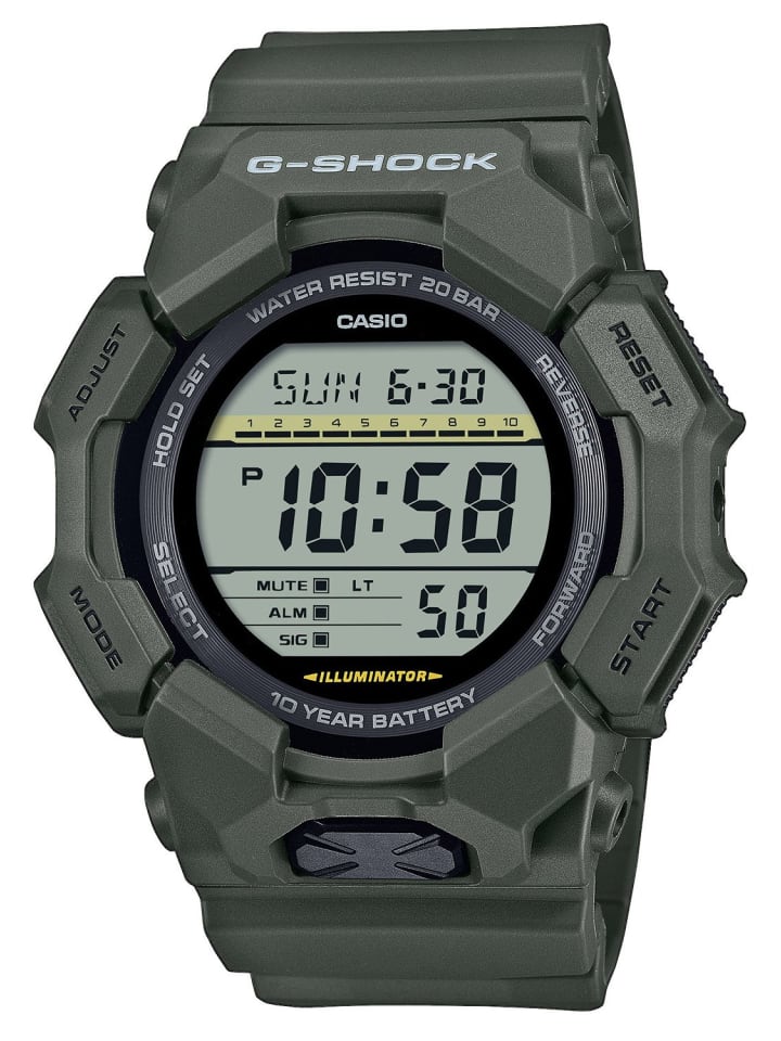 G-Shock Classic Digital-Herrenuhr Khakigrün