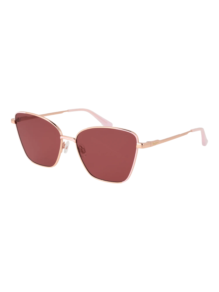 Damen Sonnenbrillen Katzenauge Rose
