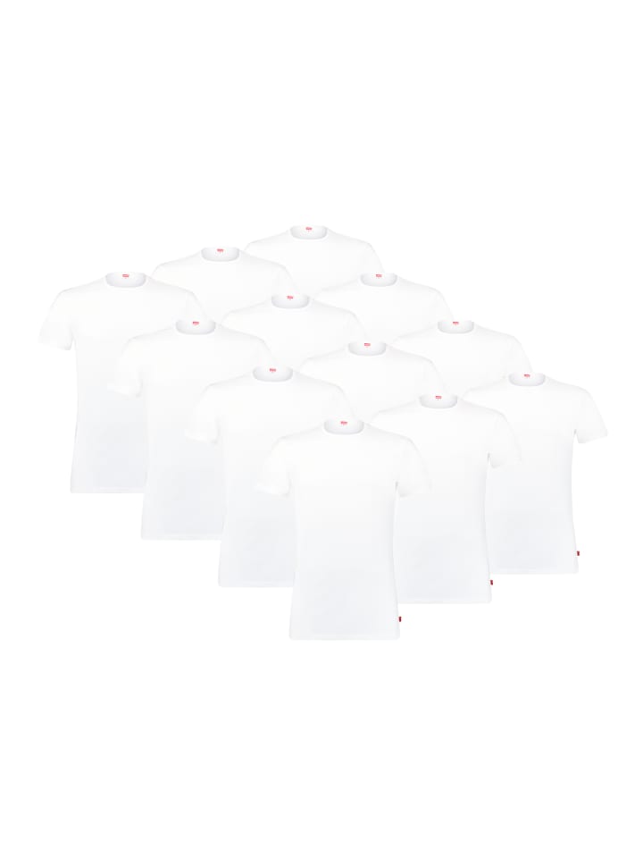 T-Shirt LEVIS MEN SOLID CREW 12P ECOM in White