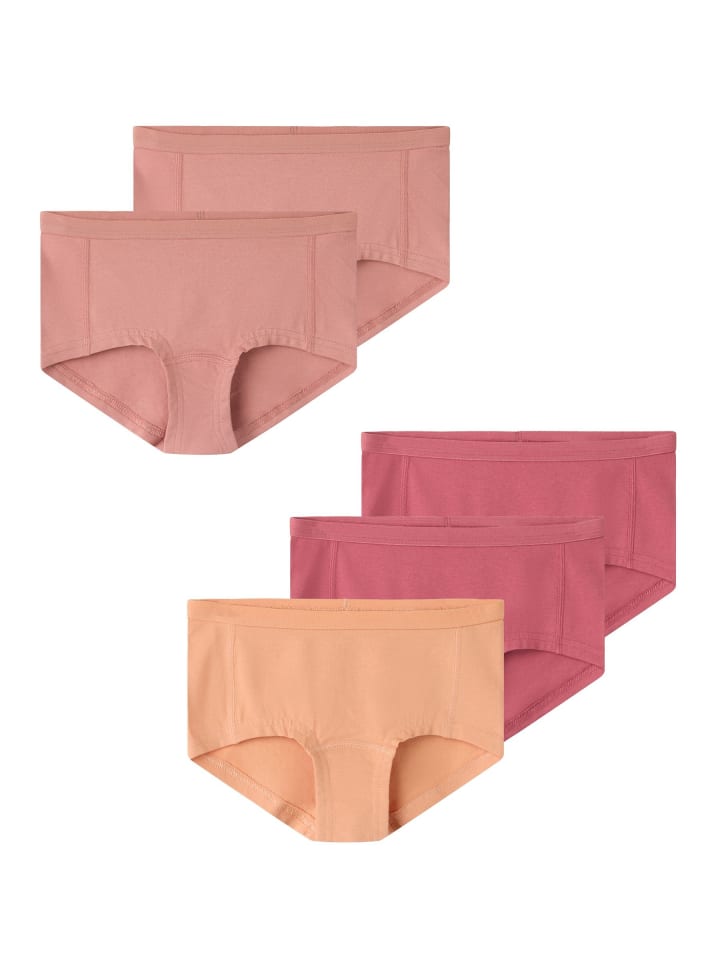 5er-Pack Hipster in Peach Bloom