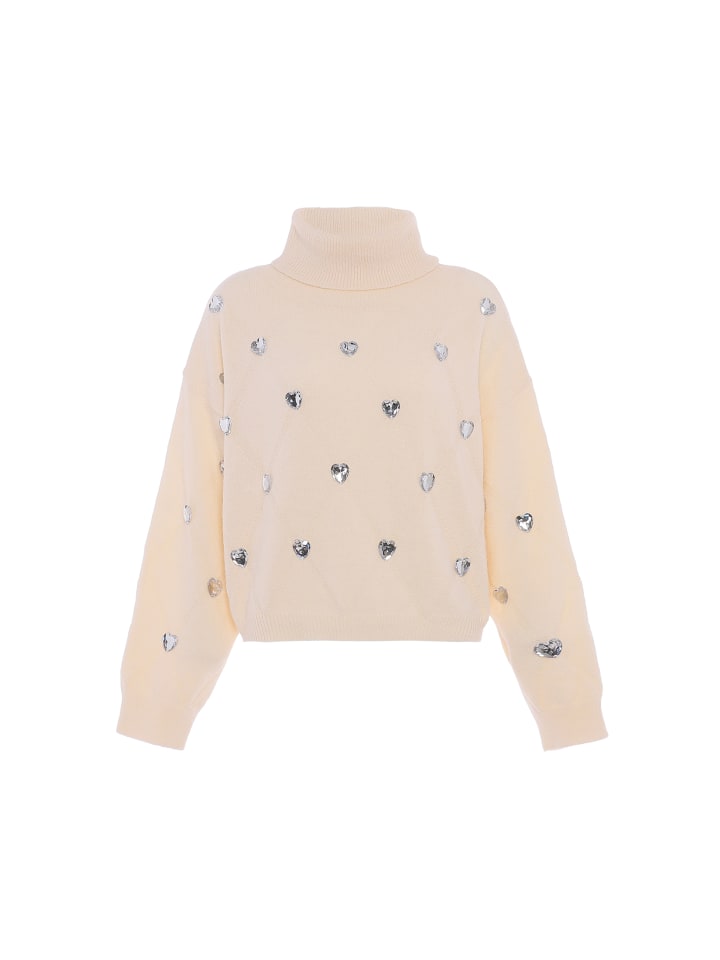 Damen Sweater in WOLLWEISS