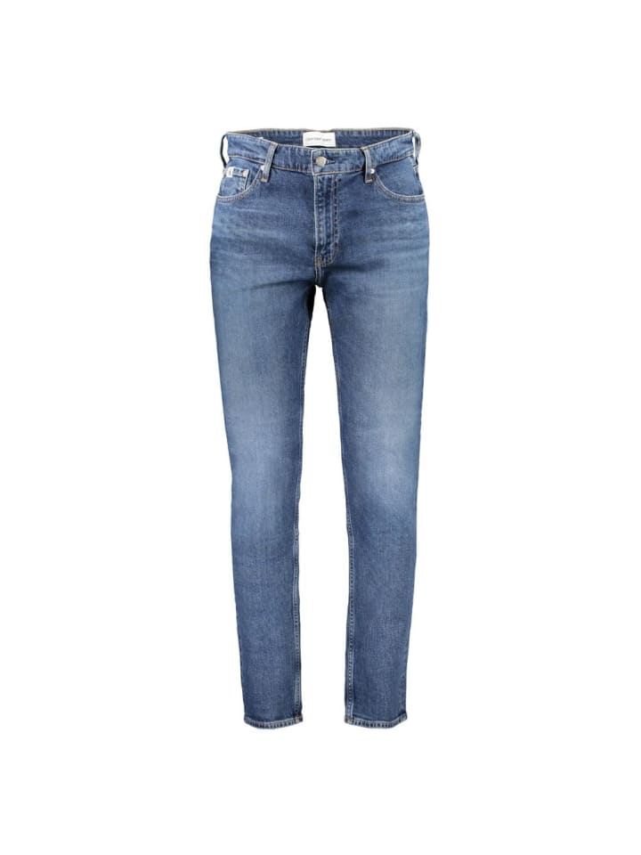 Blau Baumwolle Herren Jeans