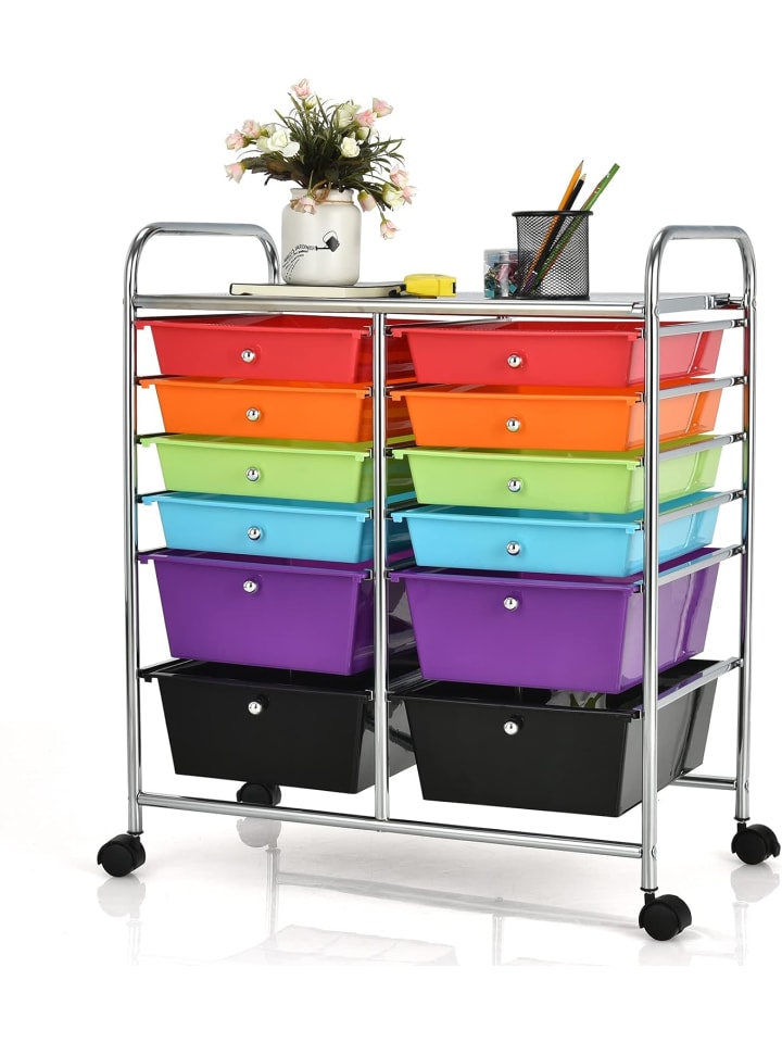 Rollcontainer in Bunt