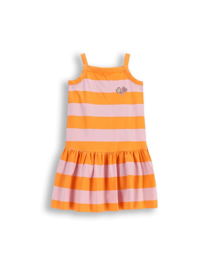Trägerkleid in orange
