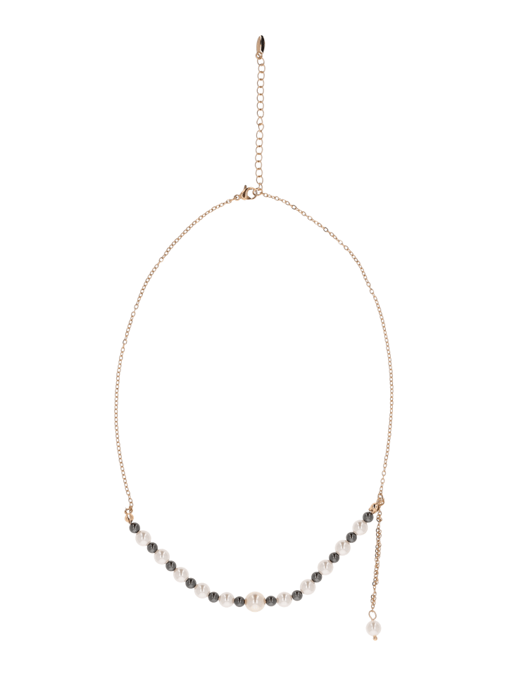 Women Necklace in Rose Gold White
