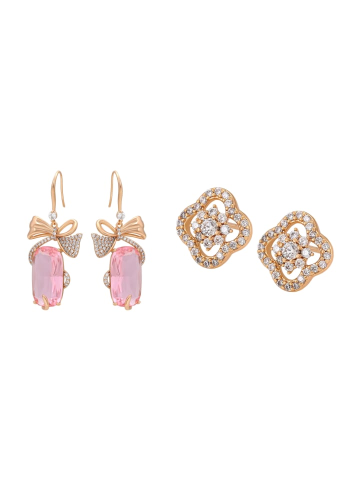 Women Earrings Set in gold