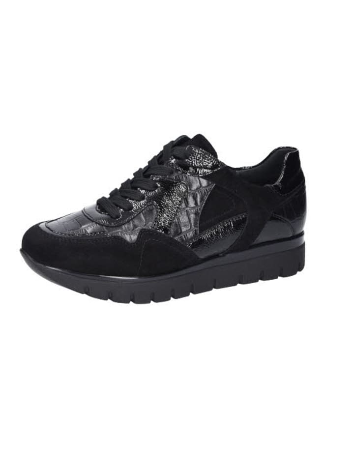 Schnürschuh in schwarz