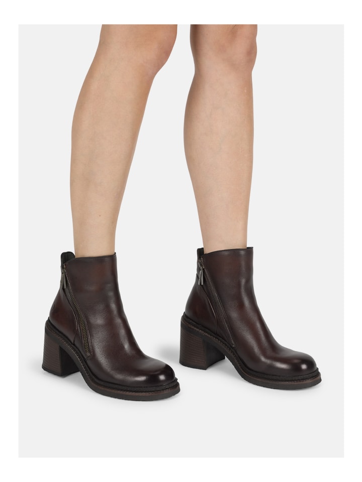 Stiefelette Braun