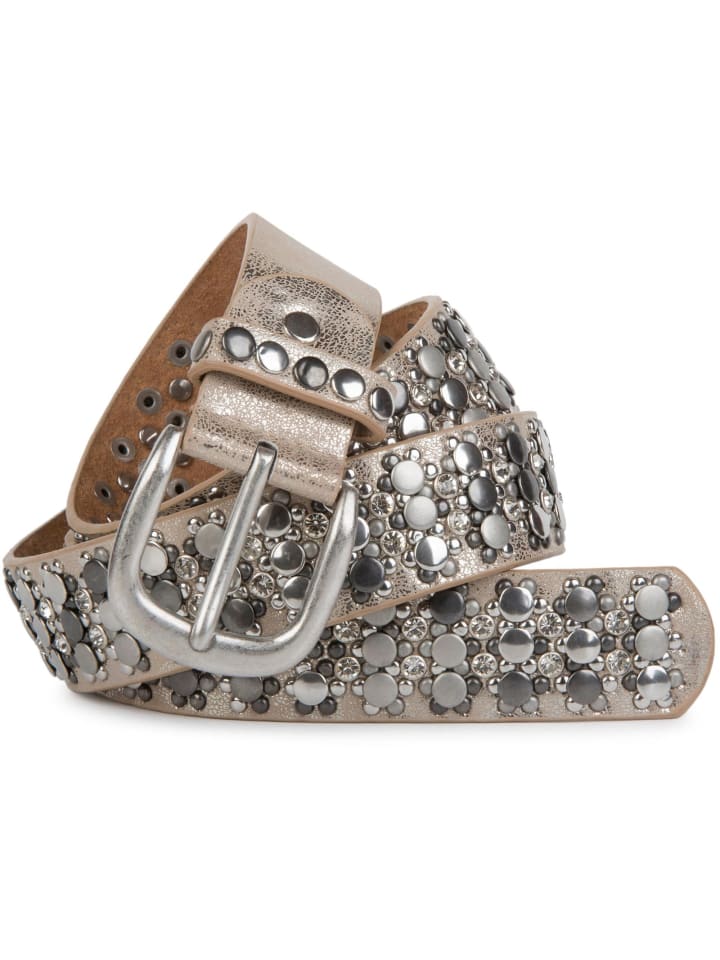 Gürtel in Antik-Beige