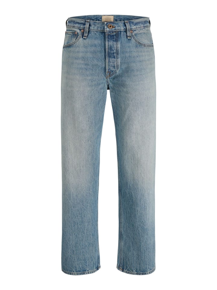 Locker geschnitten in Blue Denim