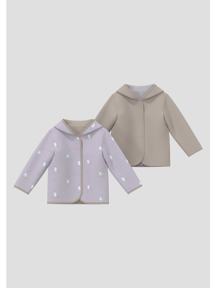 Sweatshirt Jacke in 46A1_flieder