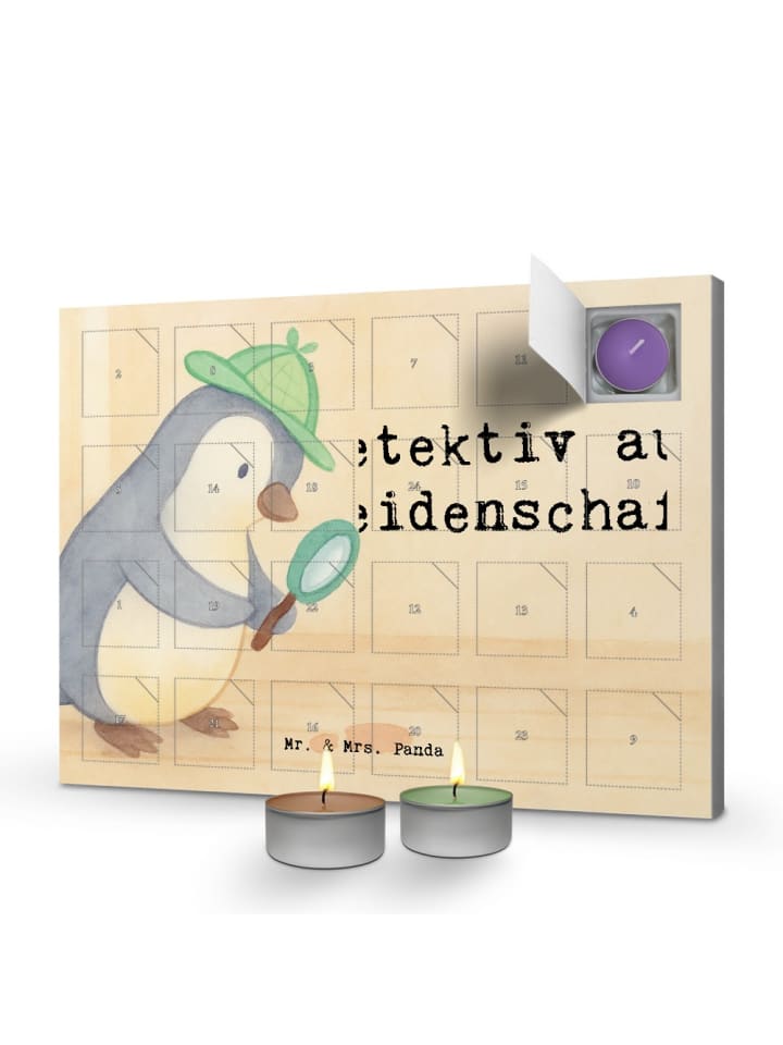 Adventskalender Detektiv Leidenschaft Design mi... in Weiß