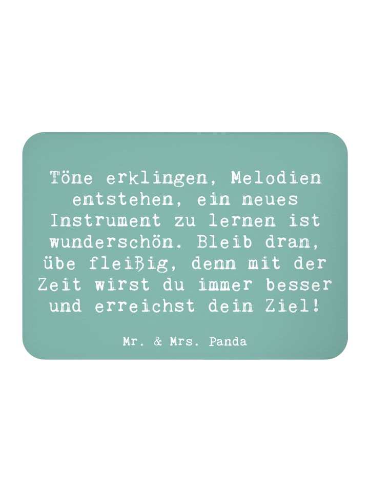 Pinnwand Magnet Spruch Ein neues Musikinstrumen... in Meeresbrise